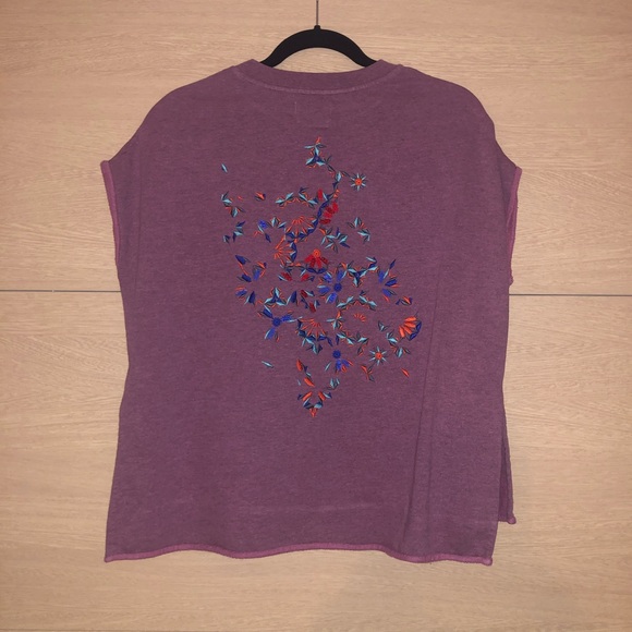 Anthropologie ElevenParis Purple Box Hoodie XS - Picture 8 of 8